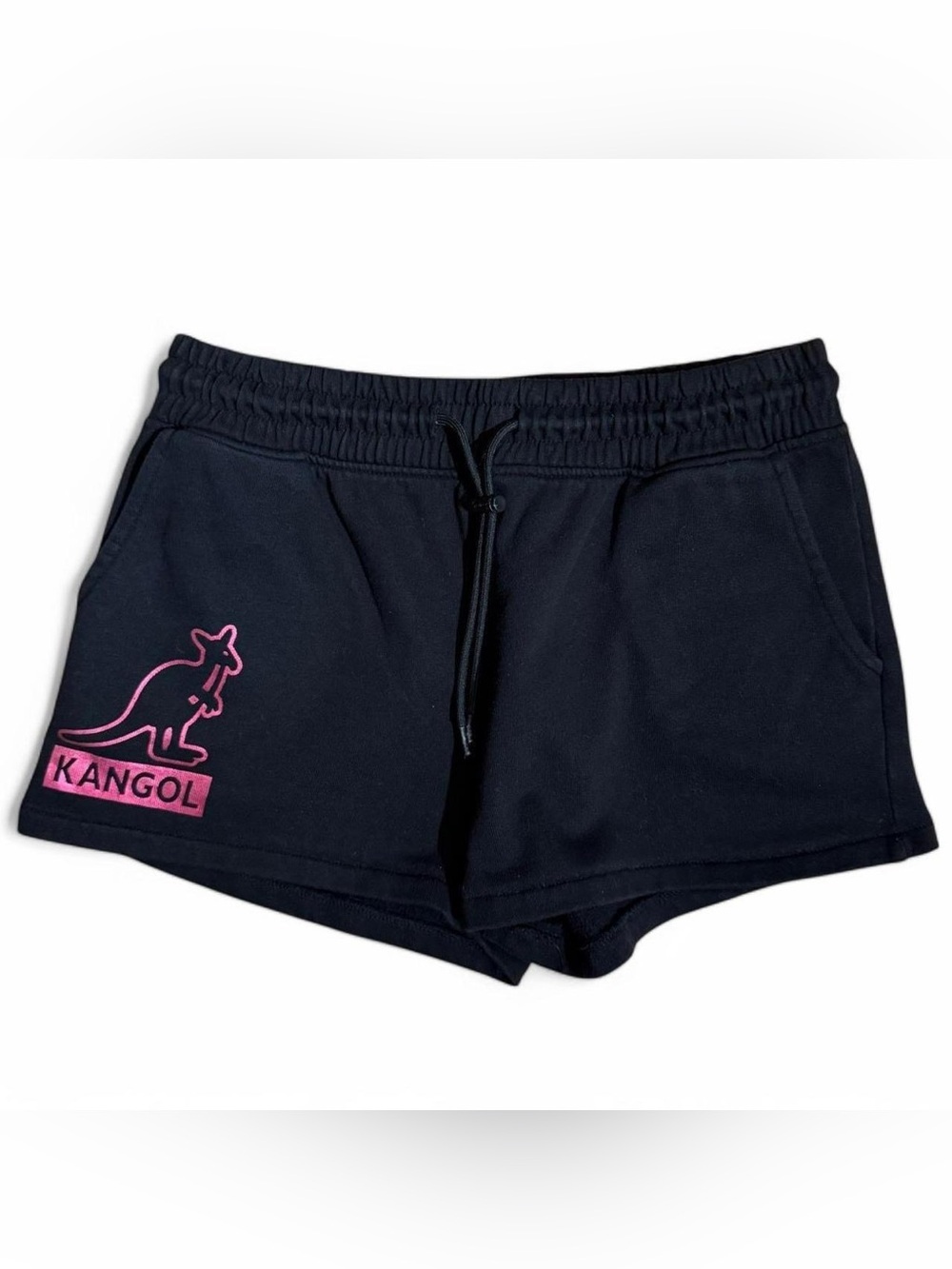 Y2K Kangol Black Athletic Shorts Small